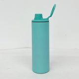 25 Pack Blank Macaron Sublimation 20oz Straight Sports Water Bottle with Two Lids_GGblanks
