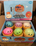 72 Pack 8.5cm Beads Glitter Dumpling Squishy Stress Relief Fidget Toys for Kids_GGblanks