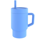 84 Pack China RTS 8oz lightweight 100% premium silicone kids stanley tumblers with leakproof straws_GGblanks