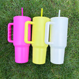 25 Pack 40oz H3.0 Travel Car Tumblers with Leakproof Lids Cups Colorful Slm Tumbler_GGblanks