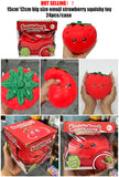 24 Pack 2cm Giant Strawberry Squishy Slow Rising Stress Relief Toy Realistic Soft Fruit Squeeze Fidget Sensory Toy_GGblanks