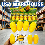72 Pack Crunchy Corn Squishy Toys ASMR Sensory Fidget Toy for Stress Relief Realistic Corn Squishy Toy with Crunchy Sound_GGblanks