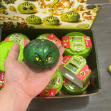 72 Pack Mystery Pack Christmas Grinch Mystery Dumpling Squishy Toys Cute Squishy Dumpling Stress Fidget Toys_GGblanks