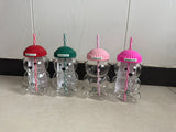 24 Pack 20oz Green Starbucks Glasses Bear Mugs_GGblanks
