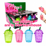 72 Pack Maltose Cute Glitter Needoh Drink Starbucks Squishy Stress Relief Fidget Toy with Gift Box for Kids_GGblanks