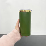 25 Pack 20oz Mirror Gold Plate Powder Coat Yeti Style Coffee Mugs for Laser Engraving_GGblanks