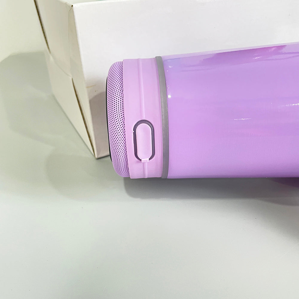 20Oz Bluetooth Speaker Tumbler  Sublimation Blanks Usb Charger Kings Of  Florida Black Pink White Grey Teal - Yahoo Shopping