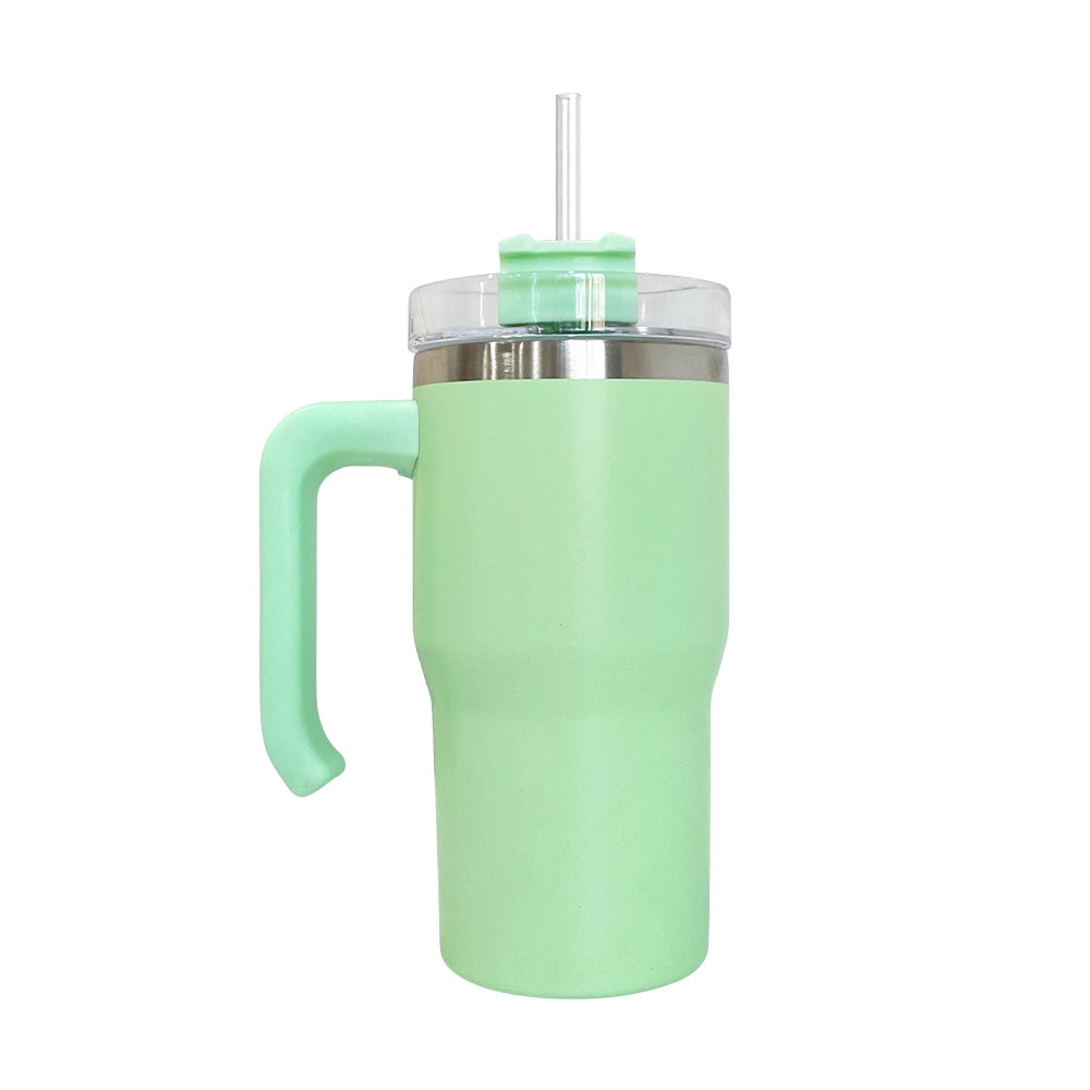 20oz USA RTS White/Matte Macaron Student tumblers Kids Tumblers for Sublimation_GGblanks