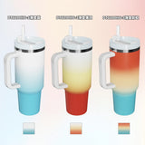 China RTS_40oz h2.0 ombre painted tumblers with handle 40oz quencher tumbler_GGblanks
