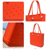 China RTS_Hot sale 2 Sizes Colorful Eva beach bag with hole fashion basket_GGblanks