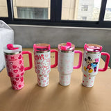 20 Pack 40oz Printed Cute Designs Valentine's Day Gift Stanleys Quencher Tumblers_GGblanks