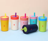 25 Pack 50 Pack 12oz China RTS Owala Style Leak Proof Kids Tumblers with Straw Brushes for Laser Engraving_GGblanks