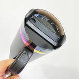 4pcs/8pcs/12pcs Black White H2.0 40oz Powder Coat Rainbow UnderneathTumblers for Laser Engraving_GGblanks