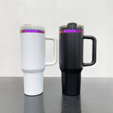 20 Pack 30oz/40oz Mirror Purple Pink Ombre Underneath Powder Coated H2.0 Quencher Tumblers_GGblanks