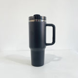 20 Pack 40oz Black Underneath Black Plated Black Tumblers for Laser Engraving_GGblanks