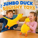 24 Pack Cute Jumbo Size 36*16.5cm Duck Squishy Stress Relief Fidget Toy for Kids_GGblanks