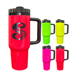 20 Pack USA RTS Mirror Black Plated H2.0 40oz Neon Tumblers for Sublimation and Laser Engraving_GGblanks