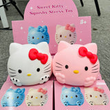 24 Pack Jumbo Hello Kitty Squishy Toy TPR Soft Stress Relief Squish Adults Fidget Toys_GGblanks