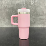 4pcs/12pcs 14oz Kids Baby Macaron Color Tumblers with Handle for Sublimation and UV DTF Wraps_GGblanks