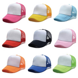 100 Pack Blank Baseball Caps for Sublimation Polyester Fiber Light Cap Man Bulk_GGblanks