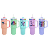 🔥USA RTS_H2.0 40oz Valentine's Day/Macaron/ Colorful/White/Black Rainbow Plated Powder Coat Quencher Tumblers_GGblanks
