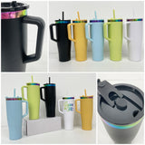NEW STYLE Curved 40oz Tumbler With Rainbow Underneath_GGblanks