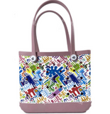 China RTS_Hot sale 2 Sizes Colorful Eva beach bag with hole fashion basket_GGblanks