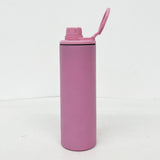 25 Pack Blank Macaron Sublimation 20oz Straight Sports Water Bottle with Two Lids_GGblanks