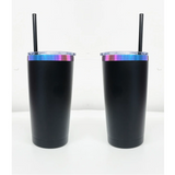 20 Pack USA Presale 20oz 40oz Powder Coated H2.0 Purple/Blue Underneath Quencher Tumbler_GGblanks