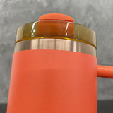 20 Pack USA Presale Copper Plating Maple Leaf Red powder Coated H2.0 40oz Tumbler Fall Orange Coral Tumblers_GGblanks