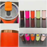 25 Pack 20z Bright Colors Powder Coated Copper Plated Yeti Stainless Steel Style Coffee Mug With Magnetic Slide Lids_GGblanks