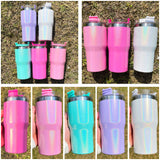 100 Pack 20oz Kids Shimmer Sparkly Stanley Tumblers for Sublimation_GGblanks