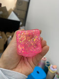 72 Pack of 5cm Glitter Squeeze Ice Cubes With Gift Boxes Slow Rising Stress-Relief Squishy Toys_GGblanks