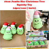24pcs 16cm Jumbo Size Christmas Tree Squishy Toy Stress Relief Fidget Toys_GGblanks