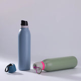 18oz 24oz Owala Style Macaron Tumbler Outdoor Sport Handle Water Bottle_GGblanks