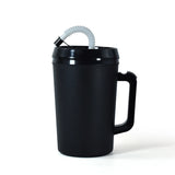 24 Pack Double Wall Hip Sips Mega Mugs 34oz Glitter Plastic Water Bottle for UV DTF Wraps_GGblanks