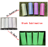 China RTS_20oz Sublimation Blanks Mix 4 Colors UV Color Changing & Glow In The Dark Straight Tumbler Sold By Case YPYGB001 - GGblanks