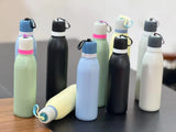 18oz 24oz Owala Style Macaron Tumbler Outdoor Sport Handle Water Bottle_GGblanks