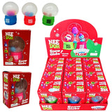 60 Pack Needoh Style Snow Globe Squishy Toy Stress Relief Squeeze Fidget Toys with Light_GGblanks