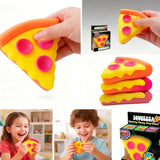 120 Pack of NeeDoh Happy Pizza Squishy Toys Sensory Stress Relief Cute Pizza Fidget Toys Slow Rising Stress-Relief Squishy Toys_GGblanks