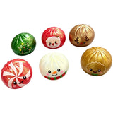 72 Pack Glitter TPR Moldable Xmas Squeeze Christmas Dumpling Squishy Stress Relief Fidget Toy for Kids_GGblanks