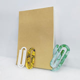 100 Pack China Warehouse Large Size 100*50*3mm Blank Acrylic Paperclip Folder for Sublimation_GGblanks