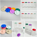 China RTS_16oz Leakproof Silicone lids sublimation blank glass tumblers - GGblanks