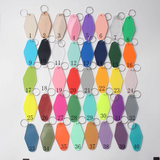 200 Pack Uv Dtf Decal Motel Key Chain Multiple Colors _Ship by air around 10days_GGblanks