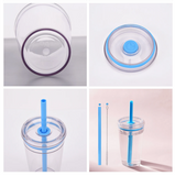 50 Pack 16oz Tritan Acrylic Plastic Cups for Wraps_GGblanks