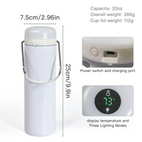 25 Pack 20oz New Sublimation Tumblers with LED Light carrying handle tem-display outdoor camping tumbler_GGblanks