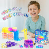 40 Pack 28 Sets Jelly Blox Same Style Soft Jelly Building Blocks for Toddlers Kids_GGblanks