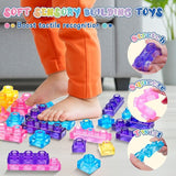 40 Pack 28 Sets Jelly Blox Same Style Soft Jelly Building Blocks for Toddlers Kids_GGblanks