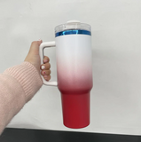 China to Canada_20 Pack 40oz Blue Mirror Underneath Ombre Colors Powder Coat Quencher Tumblers for Laser Engraving_GGblanks