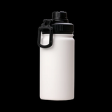12oz Wholesale Stainless Steel White Coated Water bottle with Sport lid-25 pack_GGblanks